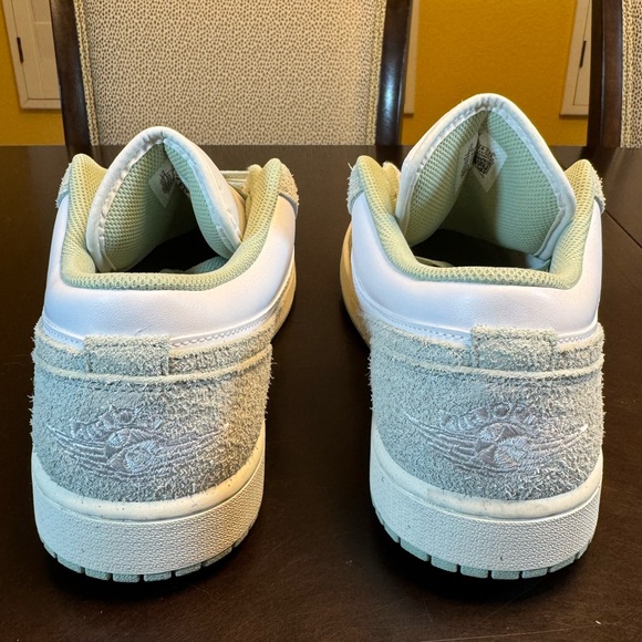 New Nike Air Jordan 1 Low Seafoam White Sneaker Shoes Size US 12 - Picture 9 of 13
